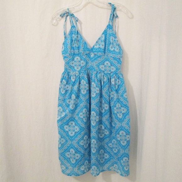 Blue Plate Sundress M - Picture 1 of 3